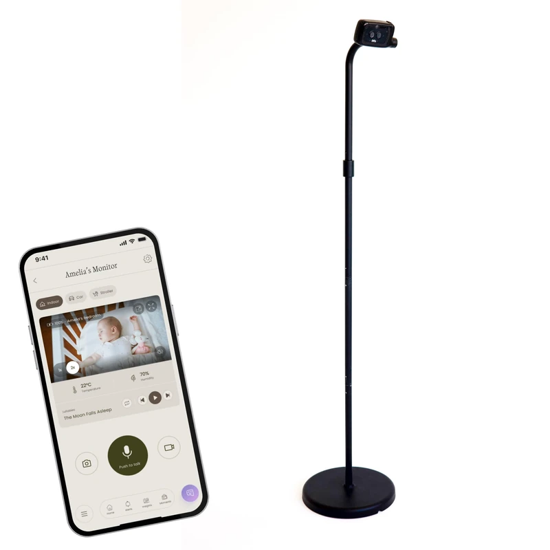 dote Buddy Floor Stand and Integrated Dock, for Safe Baby Monitoring at Home, In Nursery and Near Cot. Use with the Buddy Smart, Mobile, Baby Monitor (Not Included).