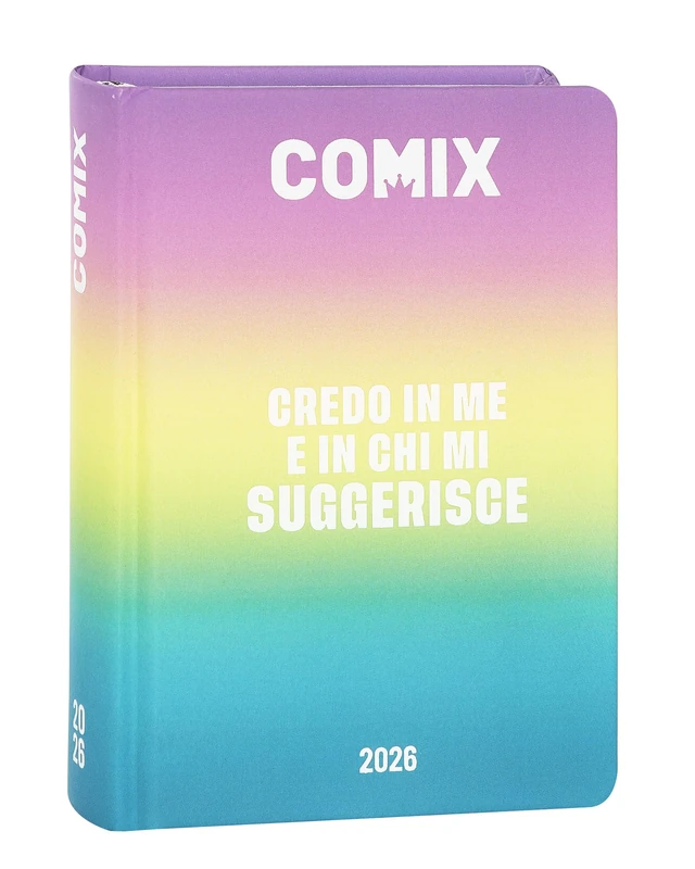 Comix - 16 Month Mini Daily Diary, School Diary 2025-2026, with Hardcover, Ideal for Middle and High School, 11 x 15.3h cm, Sunrise