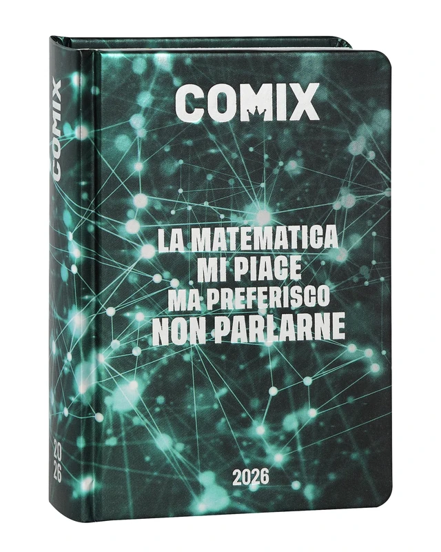 CENTURFIT Comix Mini Daily Diary 16 Months, School Diary 2025-2026, with Hardcover, Ideal for Middle and High School, 11 x 15.3 h cm, Green