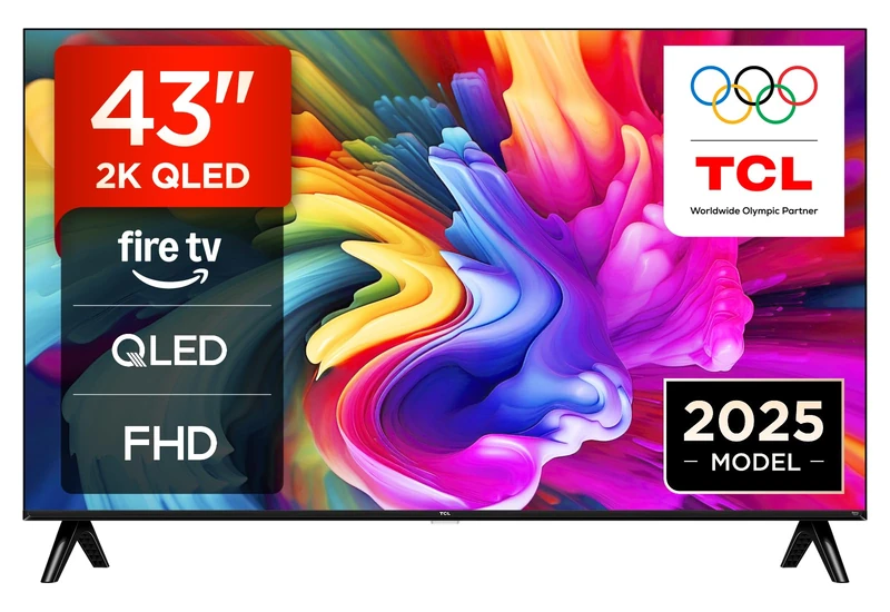 TCL 43SF560-UK 43" Full HD QLED Direct LED Smart TV with Fire TV, Alexa Voice Control, Vivid Colour & Enhanced Brightness