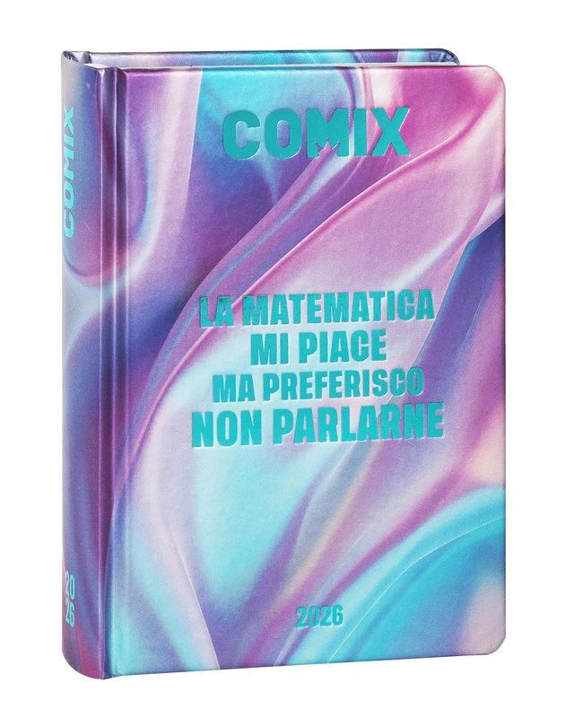 Comix - Mignon Plus 16 Month Daily Diary, School Diary 2026-2026, with Hardcover, Ideal for Middle and High School, 9 x 12.5h cm, Wave