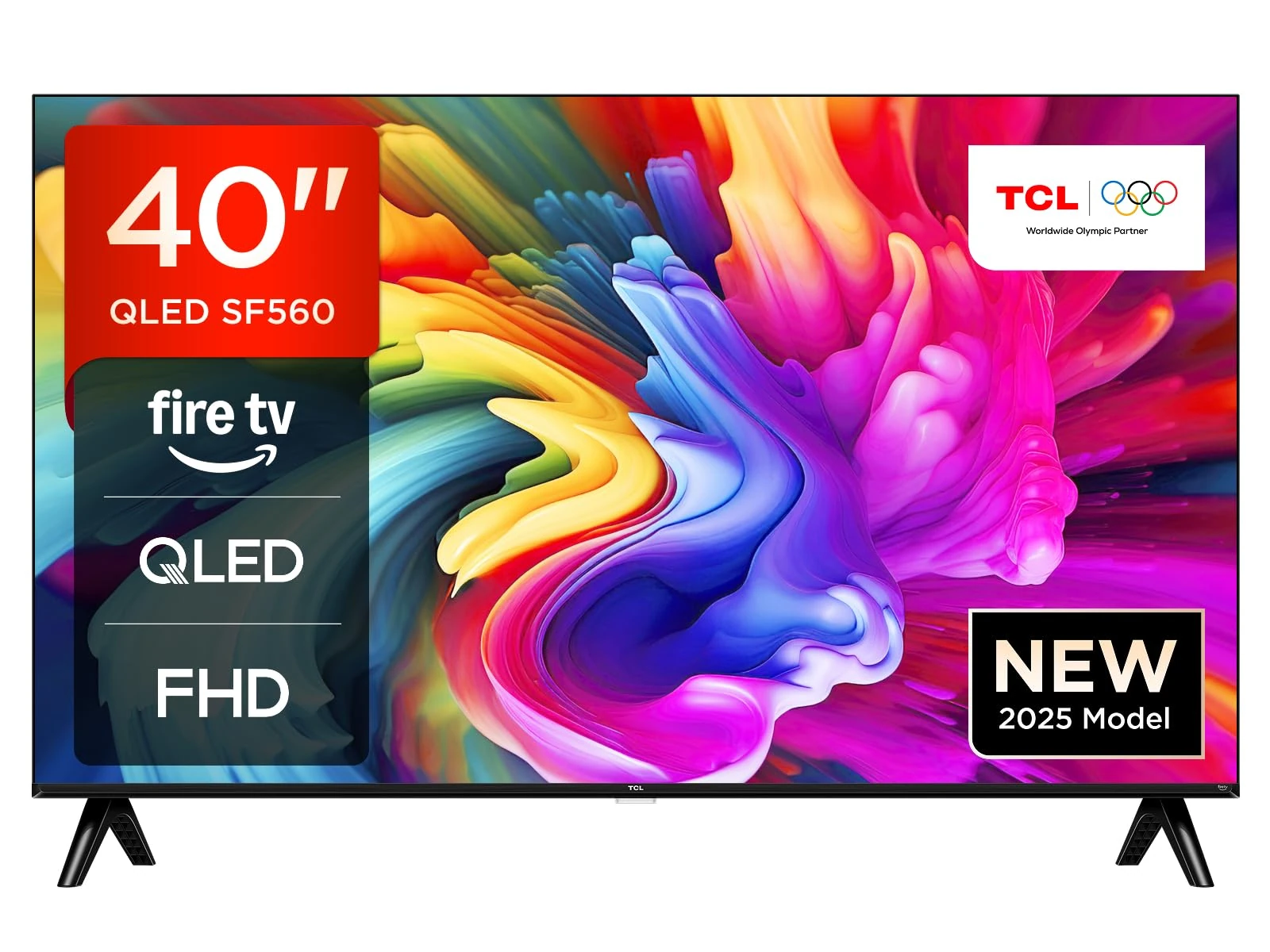 TCL 40SF560-UK 40" Full HD QLED Direct LED Smart TV with Fire TV, Alexa Voice Control, Vivid Colour & Enhanced Brightness