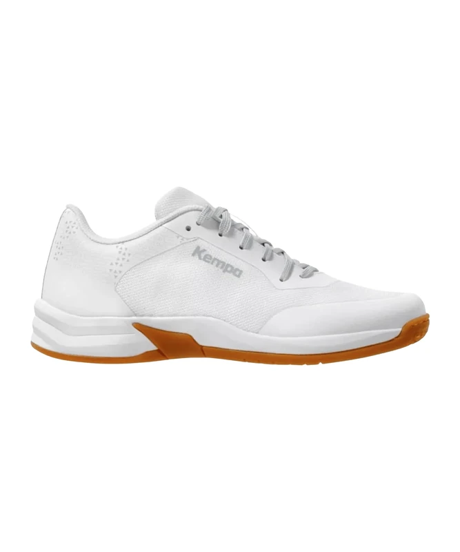 Kempa Men's Kourtfly Three Handball Shoes, White Grey, 10.5 UK