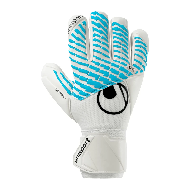 uhlsport Football Goalkeeper Gloves Catch Machine Cybertec Supersoft HN Goalkeeper Gloves for Children and Adults, 5.5