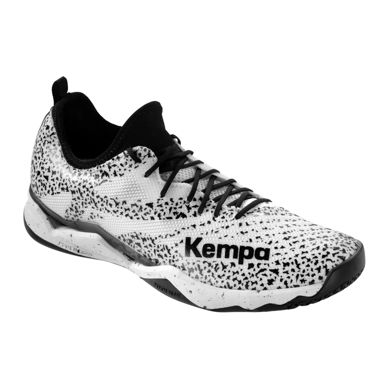 Kempa Men's Wing Lite 2.0 Handball Shoes, White Black, 11 UK