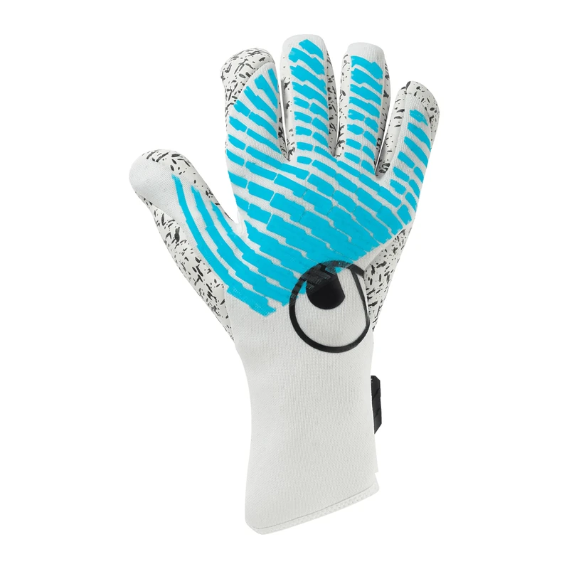uhlsport Football Goalkeeper Gloves Catch Machine Cybertec Supergrip+ Adhesive Foam with Finger Protection