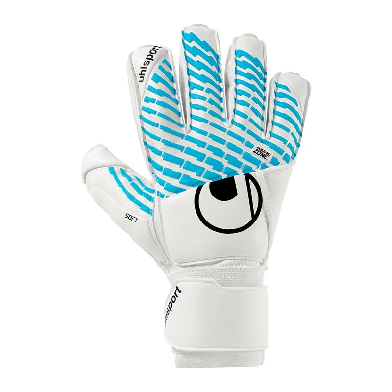 uhlsport Football Goalkeeper Gloves Catch Machine Cybertec Soft Football Goalkeeper Gloves for Children with Finger Stabilisation