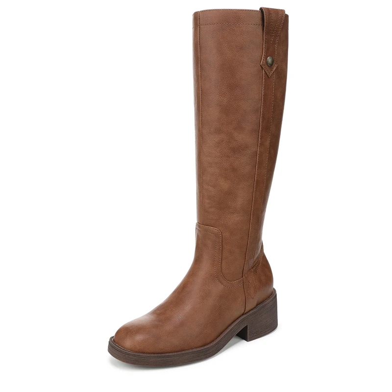 Blowfish Malibu Women's Nomads Knee High Boot, Brown Faux Leather, Medium Fit, UK 3
