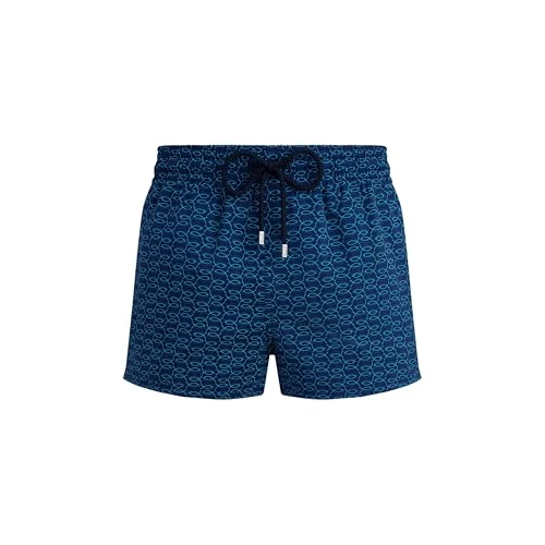 Vilebrequin, Short Swim Shorts Fish Net, S, Navy
