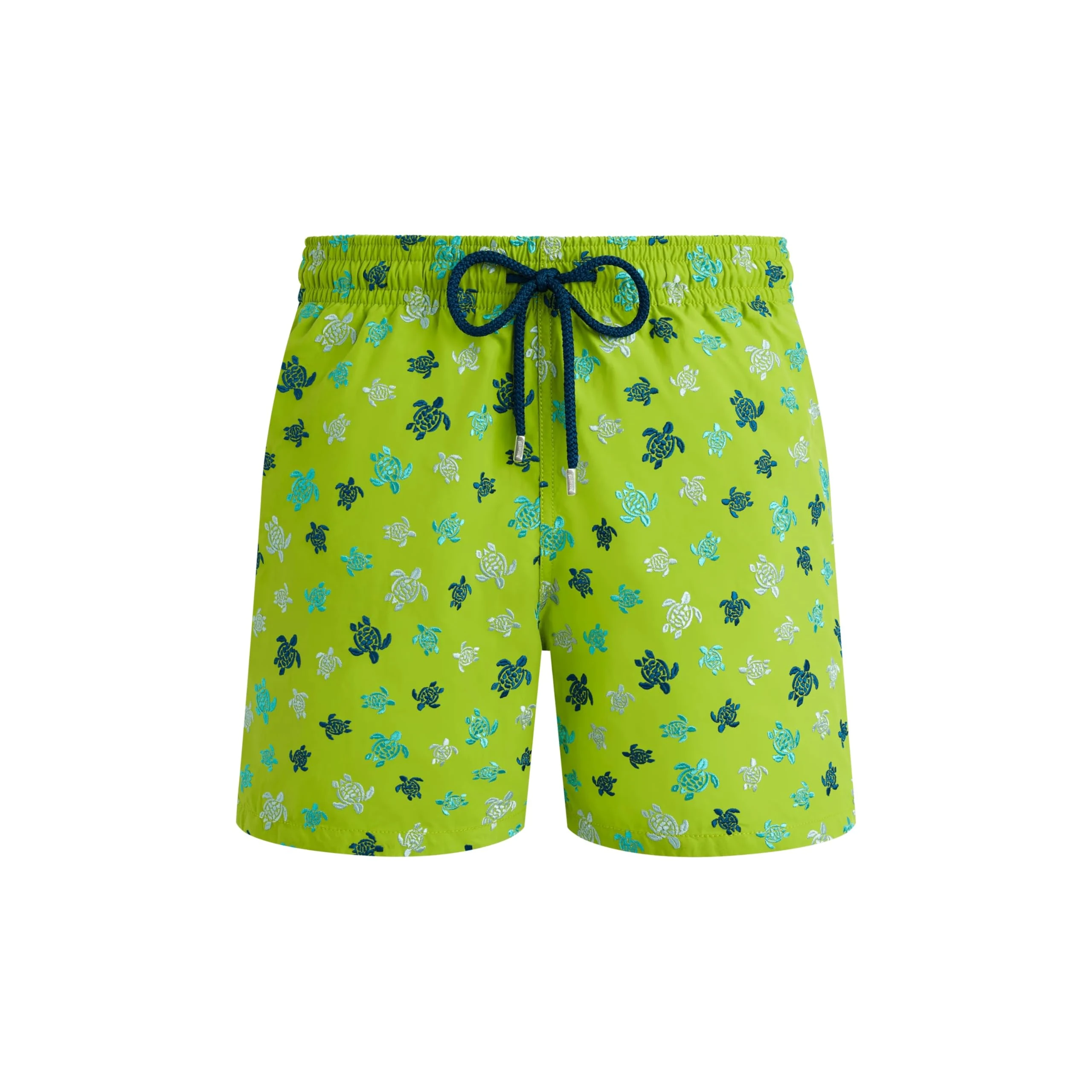 Vilebrequin, Swim Shorts Embroidered Ronde Des Tortues - Limited Edition, M, Lime