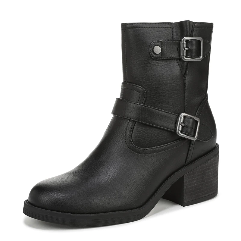 Blowfish Malibu Women's Maeve Heeled Ankle Boot, Black, Medium Fit, UK 3