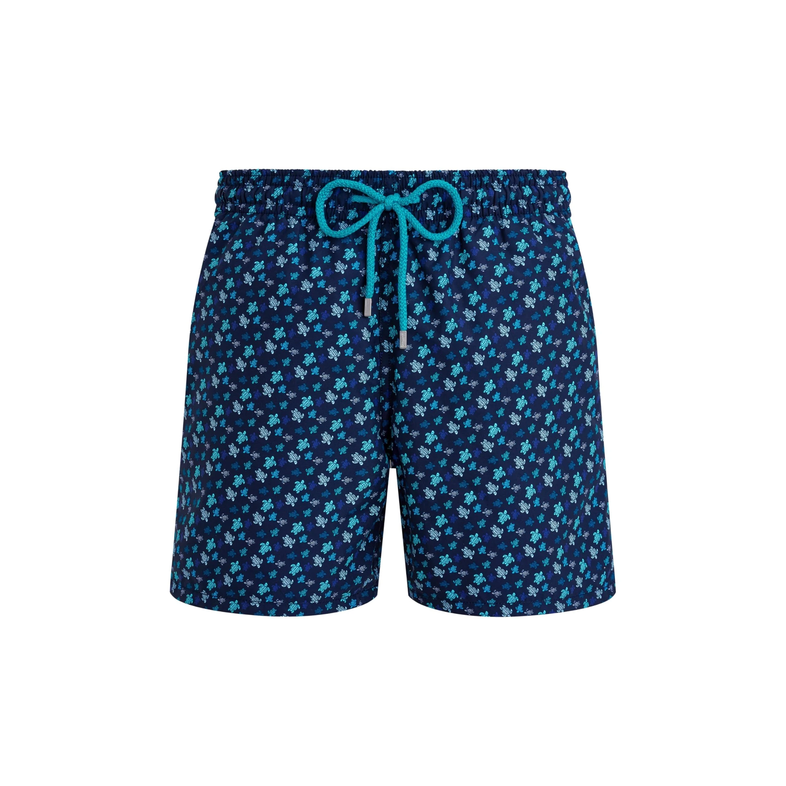 Vilebrequin, Swim Shorts Micro Ronde Des Tortues Rainbow, L, Peacock