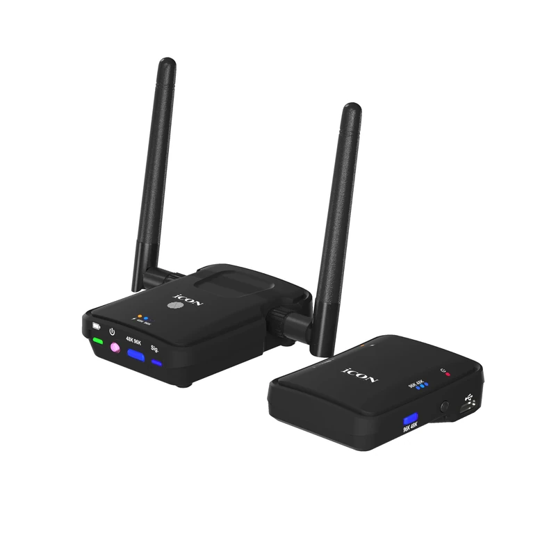 iCon Pro Audio AirMon UHF Wireless In‑Ear Monitor System – 48/96kHz, UHF 627–667MHz, 9ms Latency