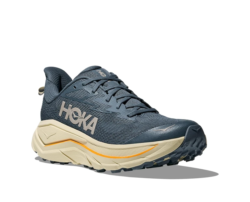 HOKA Challenger 8 Trail Running Shoes UK 10 Blue