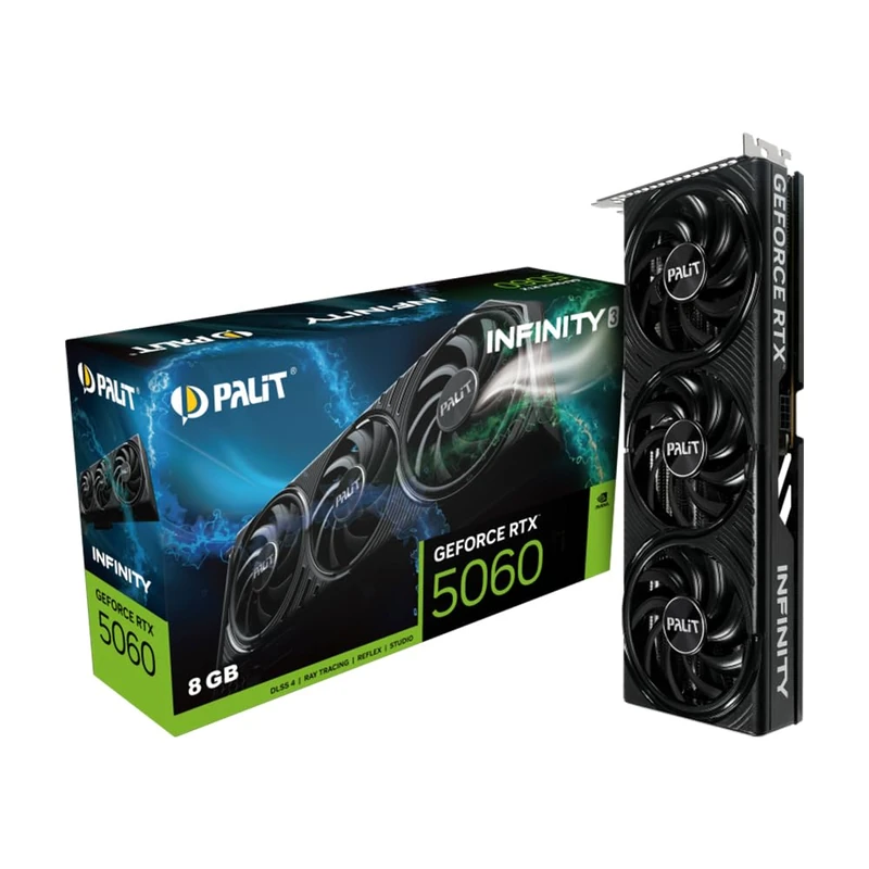 Palit Geforce Rtx 5060 Infinity 3 8Gb Gddr7/Pci Express 5.0/2497Mhz/28000Mhz