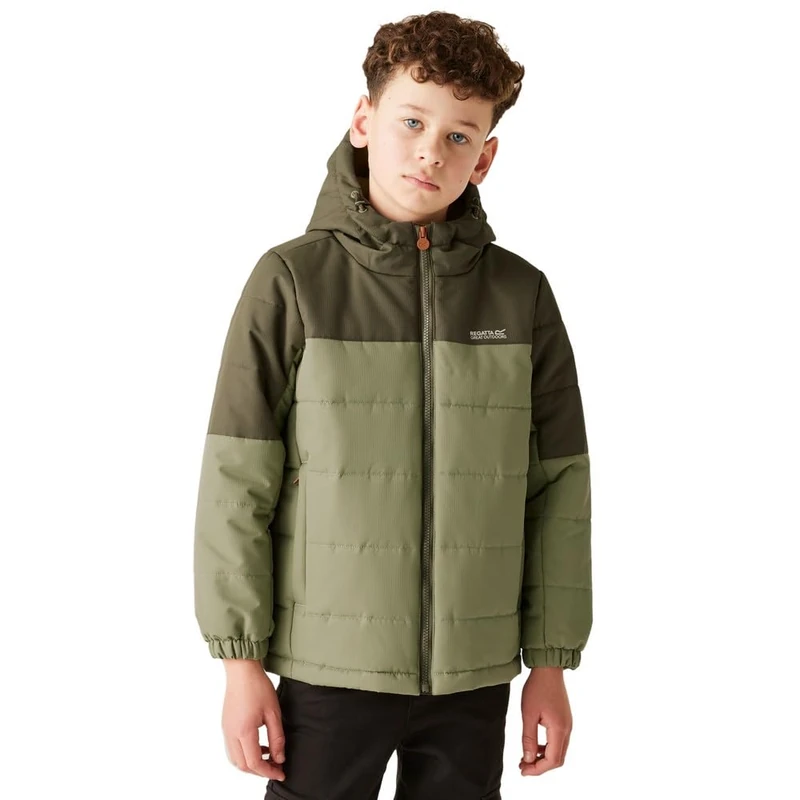 Regatta Kids Lofthouse Insulated Jacket Water Repellent Reflective Trims Winter Coat