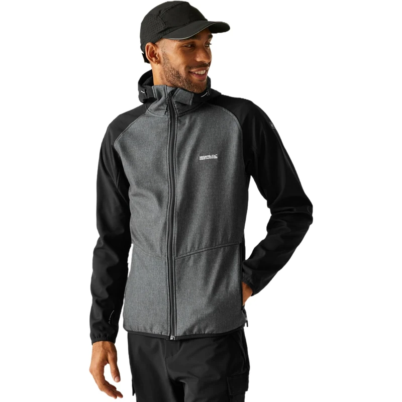 Regatta Mens Arec III Softshell Jacket Water Repellent Midlayer Coat