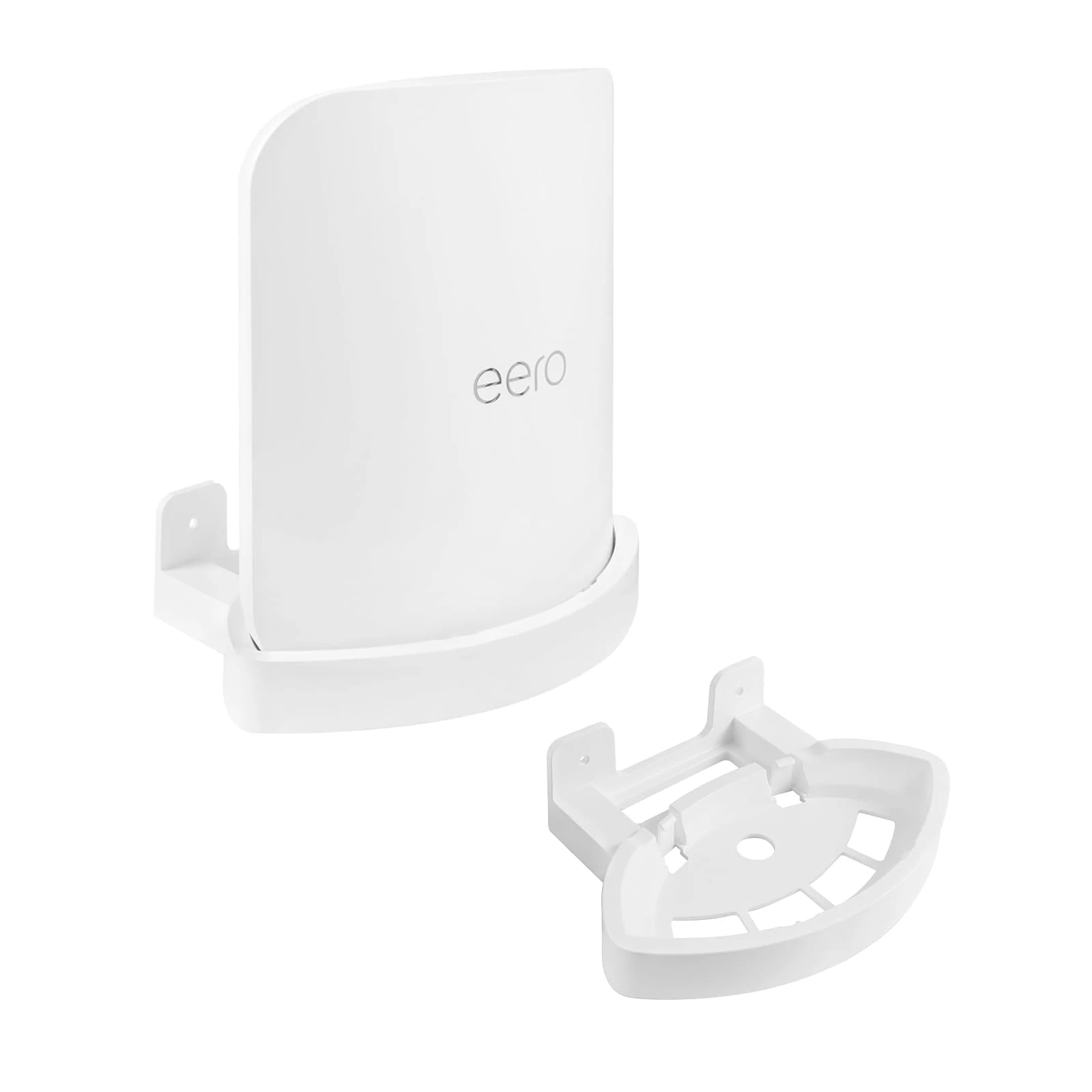 HOLACA Wall Mount Bracket Compatible with eero Max 7 Mesh Wi-Fi Router - Adhesive & Screw Mounting Holder for eero Router, 1 PCS