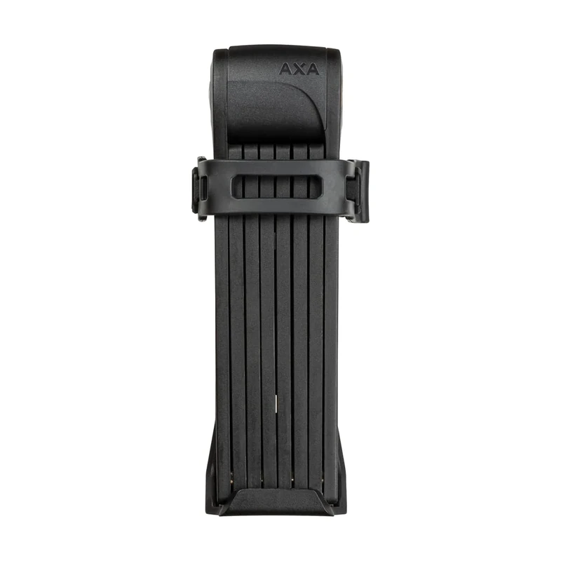 AXA Fold Lite 100 - Folding Bicycle Lock - Length 100 cm - Security Level 7 - Lightweight Bicycle Lock - with 2 Keys - Includes Bracket, Black