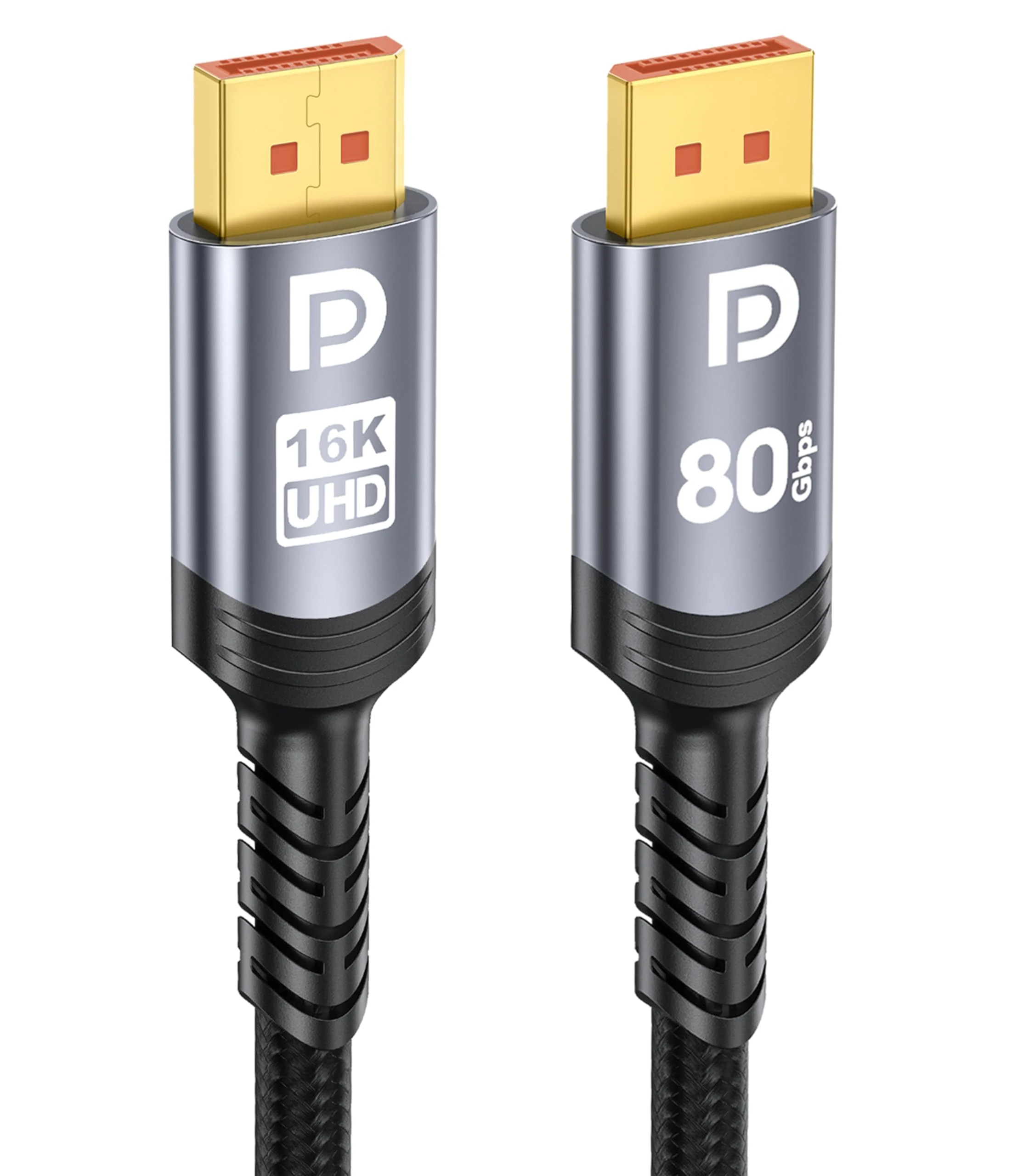 Sniokco 80Gbps DisplayPort Cable 2.1 4.5M, 16K DP Cable 16K@60Hz 8K@240Hz 4K@540Hz 360Hz 240Hz Compatible with HDR HDCP 2.3 DSC FreeSync G-Sync Monitor Graphics RTX 5090 4090 PC HDTV