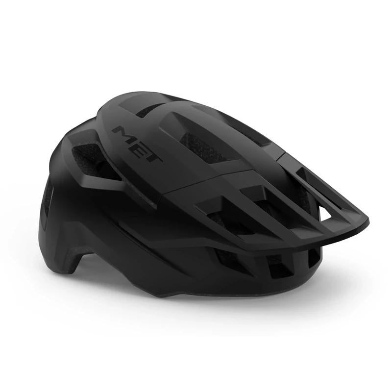 MET Shelter MTB Cycling Helmet, Black Matt, Size 58-61cm