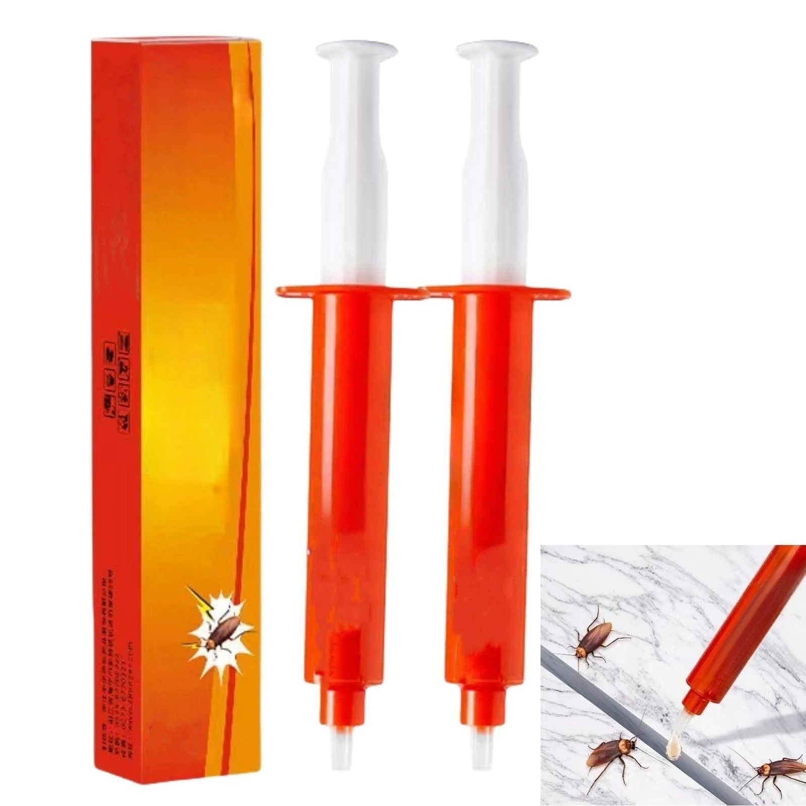 2pcs Cock/Roach Killer Gel Bait,Roach Trap Master,Powerful Cockro/ach Gel,Cockro/ach Trap,Cockro/ach Eliminator Gel,Cockro/ach Traps Indoor,Cockro/ach Control, Cockro/ach Killer for Toilet