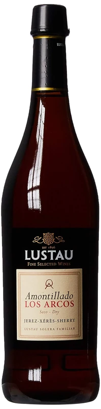 Lustau Los Arcos Dry Amontillado Sherry, 75 cl (Pack of 6)