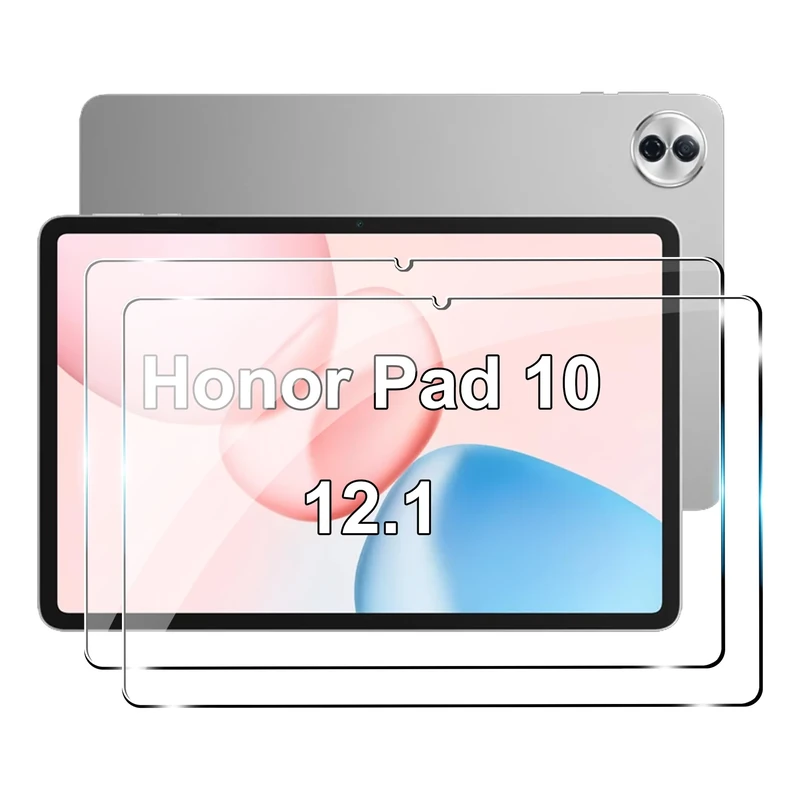 Suttkue for Lenovo ldea Pad Plus/HONOR Pad 10 12.1 inch Screen Protector,9H Hardness,Anti-Scratch,Tempered Glass Flim,12.1 inch,Case Friendly,Anti-Scratch,(2PACK)