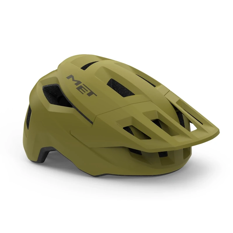 MET Shelter MTB Cycling Helmet, Olive Matt, Size 52-56cm