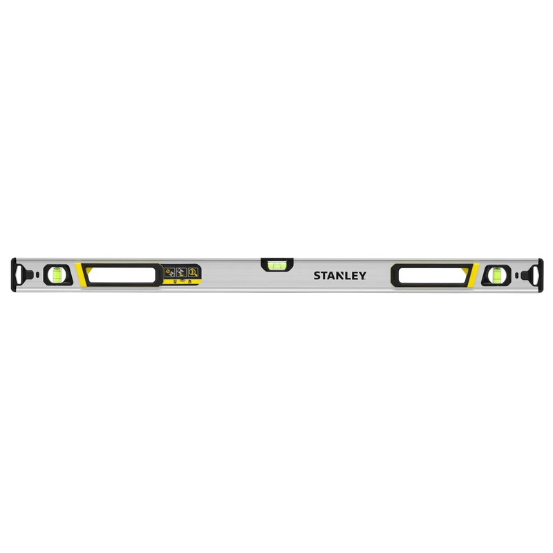 STANLEY FATMAX Xtreme 90cm Aluminium Hollow Profile Spirit Level with Enlarged Block Levels, Continuous Measuring Edge, Shock-Absorbed Rubber End Caps, FMHT43674-1 - Image 1