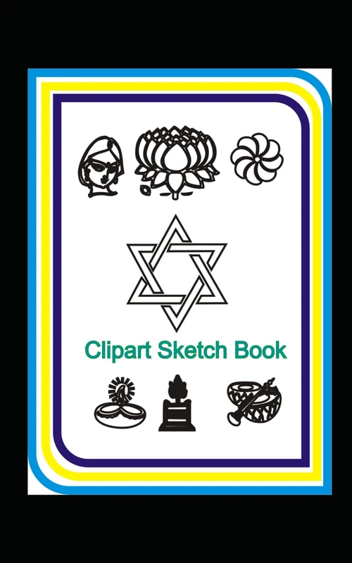clipart sketch book: stylized drawing