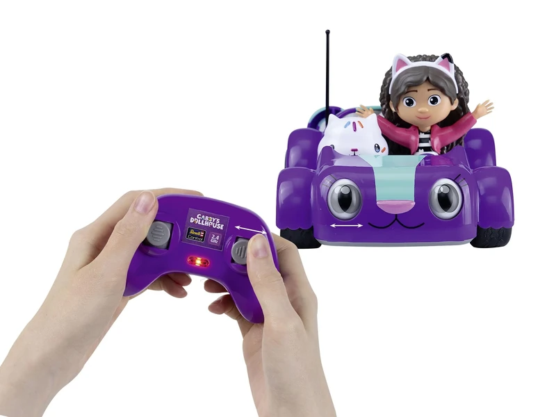 Revell Control 21213 RC Car Carlita with Gabby & Cakey Easy 2.4 GHz Control, With Programmable Functions, 16.8cm in height, 220 Parts, Suitable from 8 Years+