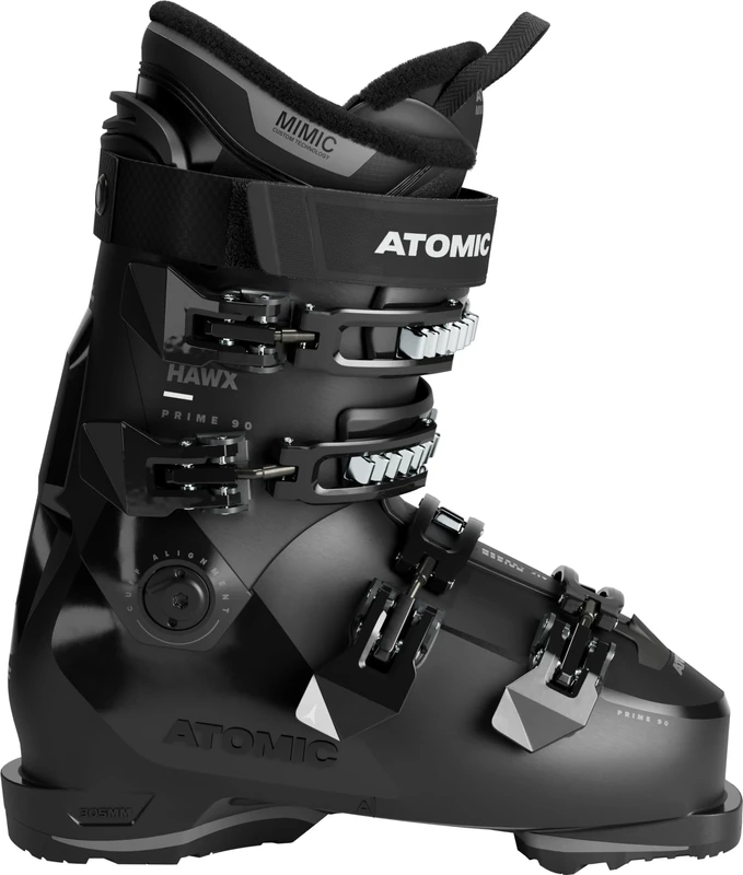 ATOMIC Unisex - Adult Hawx Prime 90 Alpine Boots, Black/Anthracite, 46.5/47