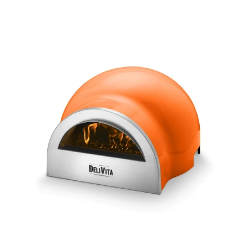 DeliVita Wood-Fired Oven, Orange Blaze