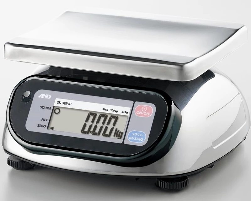 A&D Weighing SK-30KWP Washdown Compact Scale 30 kg x 20 g
