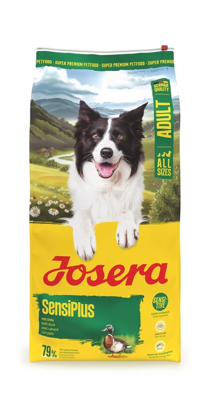 Josera Adult SensiPlus complete dog food | Highly digestible | Moderate energy | Sensitive digestion Skin & Coat | Gluten-free | 12.5kg - Image 1