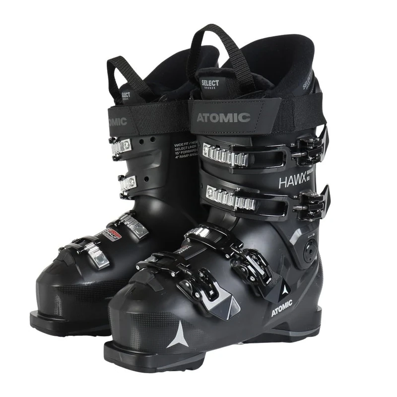 ATOMIC Unisex - Adult Hawx Magna 80 Alpine Boots, Black/Anthracite, 46.5/47