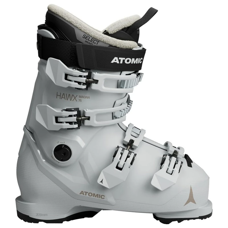ATOMIC Unisex - Adult Hawx Magna 75 W Alpine Boots, Ice/Black, 40.5/41