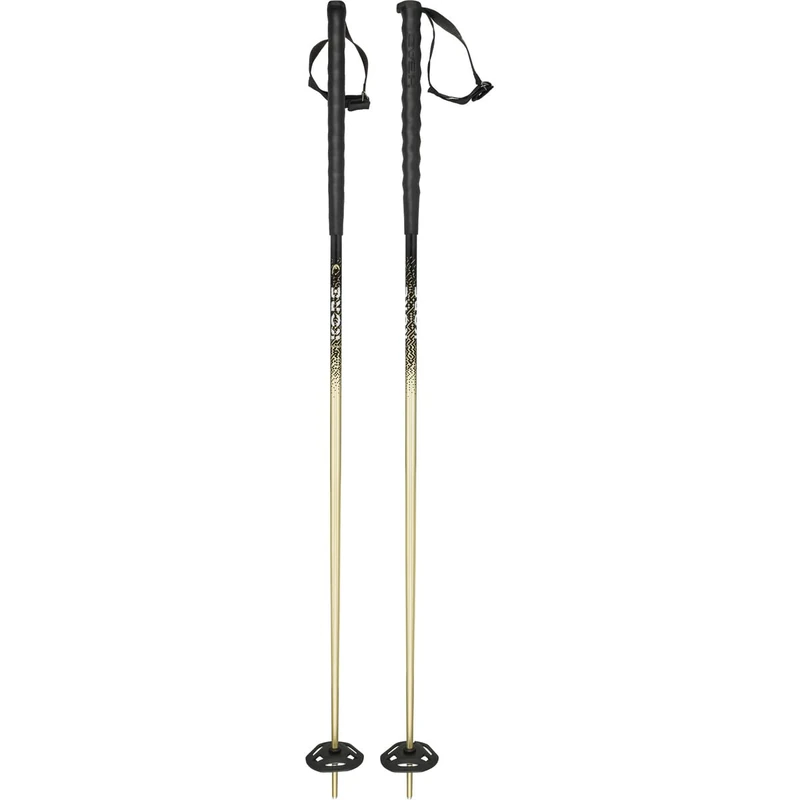 HEAD Unisex Adult Kore Freeride Ski Poles, Metallic Sand/Black, 120 - Image 1
