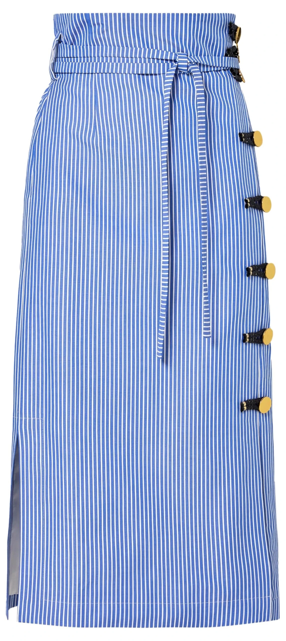 Altuzarra, Hiroki Skirt, 36, Tidal Blue Stripe