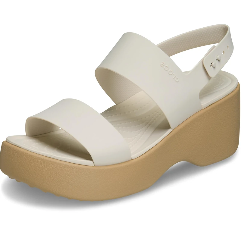 Crocs Women, Brooklyn Sky Sandal, Frappé/Cashew, 9 UK Women