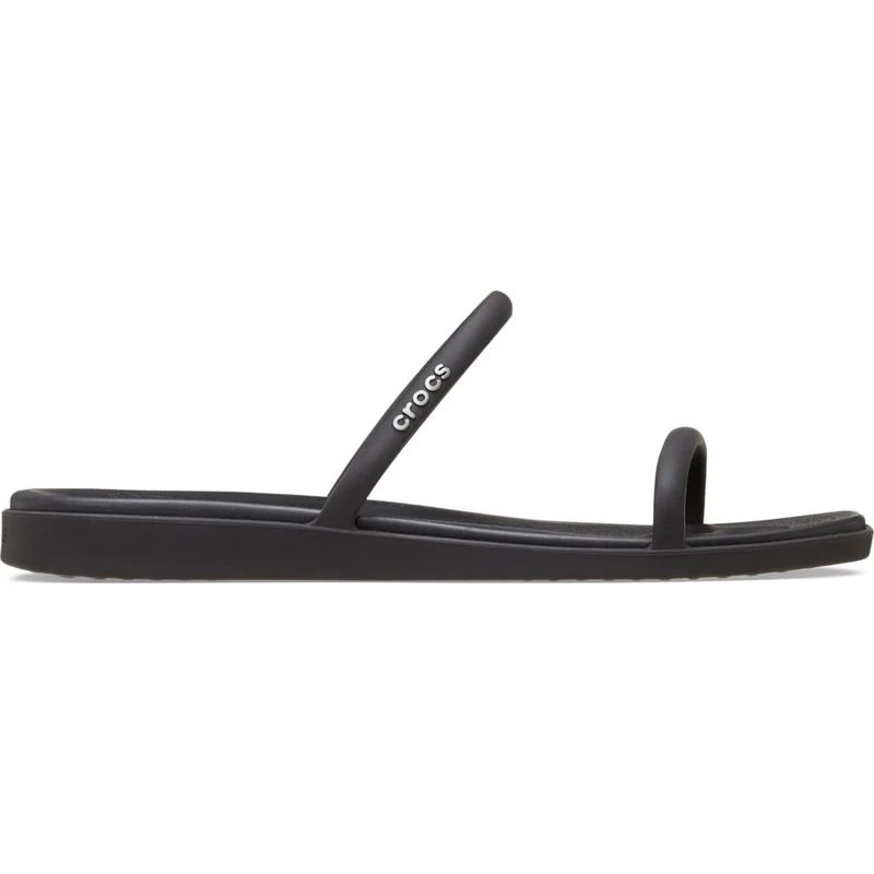 Crocs Women, Miami Two Strap Sandal, Black, 6 UK Women