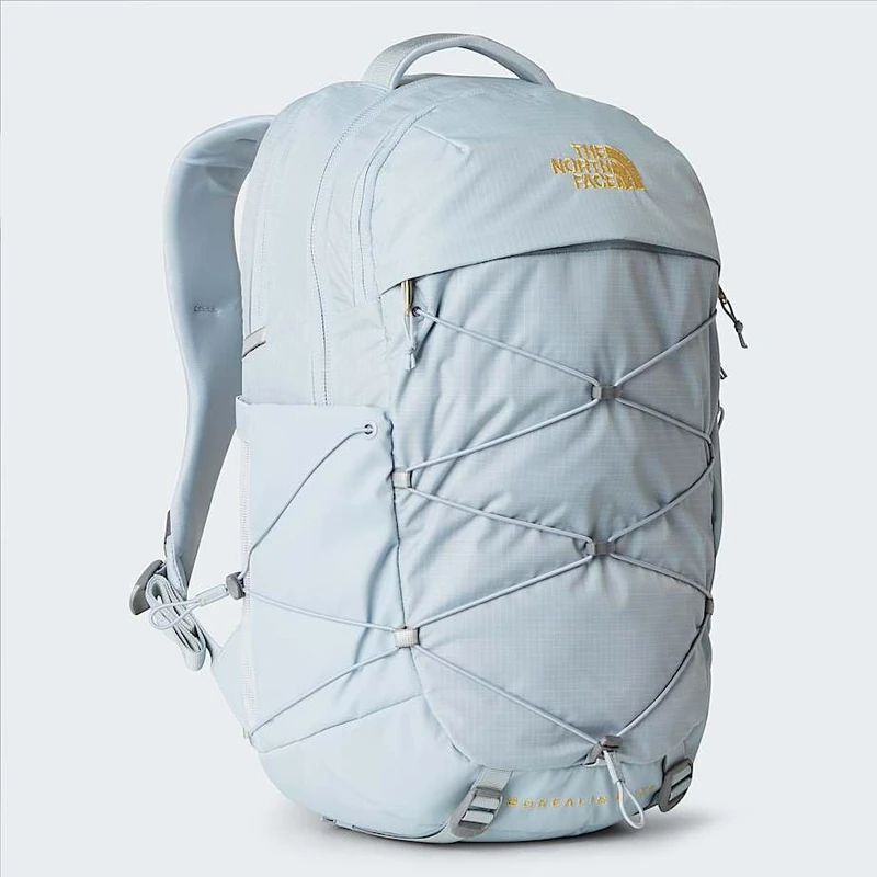 The North Face Women's Borealis Luxe 27L Backpack, Frost Grey/Gold Metalli