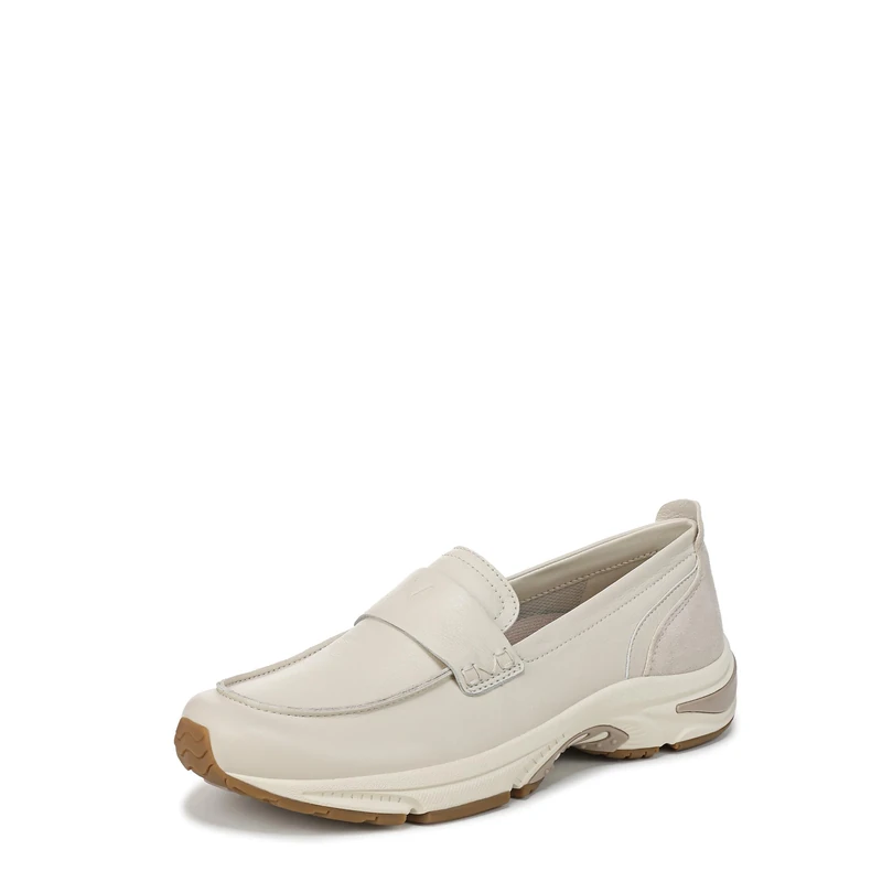 Vionic Women's Walk Roam Loafer - Cream Leather - UK 7