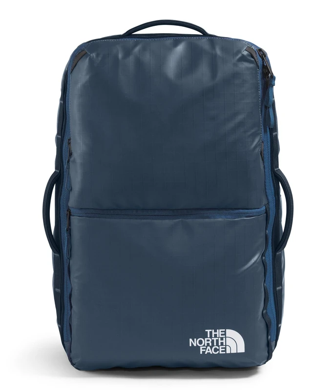 The North Face Unisex Base Camp Voyager Travel 35L Backpack, Shady Blue/Summit Navy