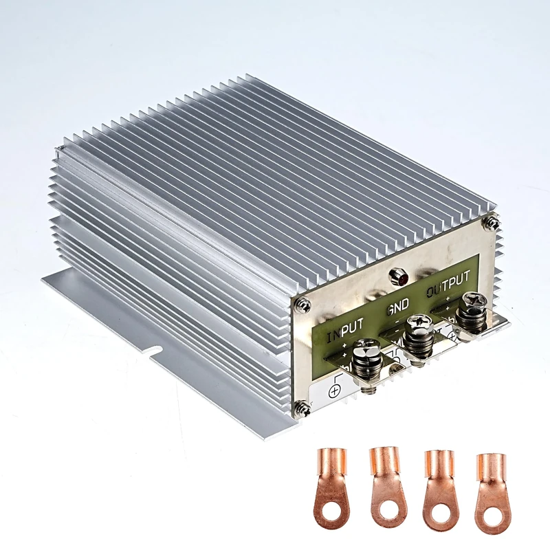 A-DIGISHUO DC 12v to 24v Step up Converter Regulator 24V 5A 10A 20A 30A Power Supply Adapter for Motor Car Truck Vehicle Boat Solar System etc.(Accept DC9-20V Inputs) (DC 12V to DC 24V 30A 720W)