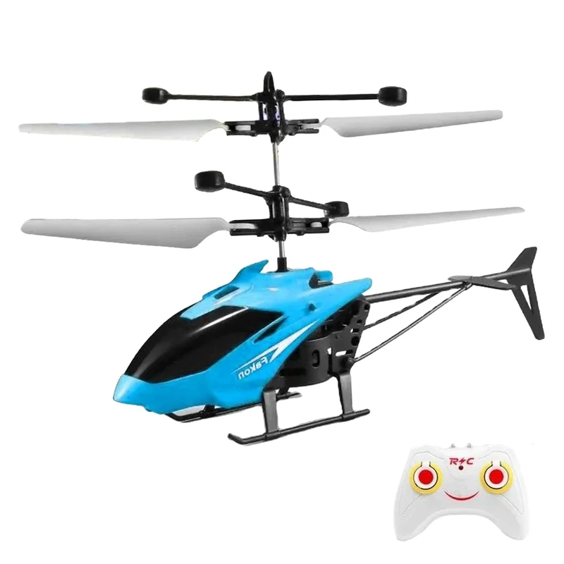 yakermur RC Helicopter For Boys Remote Control With LED Light Kids Fixed Height, One-Key Take-Off, Indoor Planes Ideal Festival,Altitude Hold Helicopters Gyro & Ligh Radio Controlled Aircraft Toy
