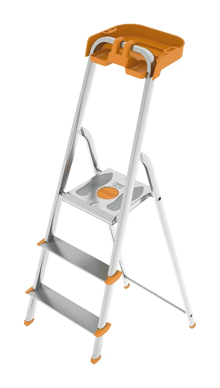 COLOMBO Aluminium 3 Step Ladder with Storage Tray