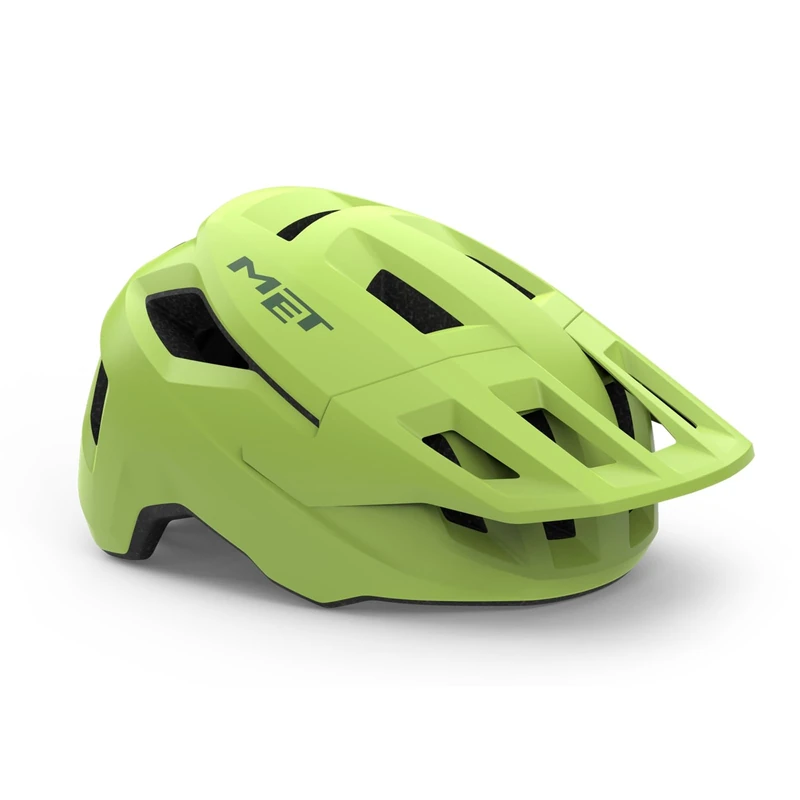 MET Shelter MTB Cycling Helmet, Ultra Lime Matt, Size 52-56cm