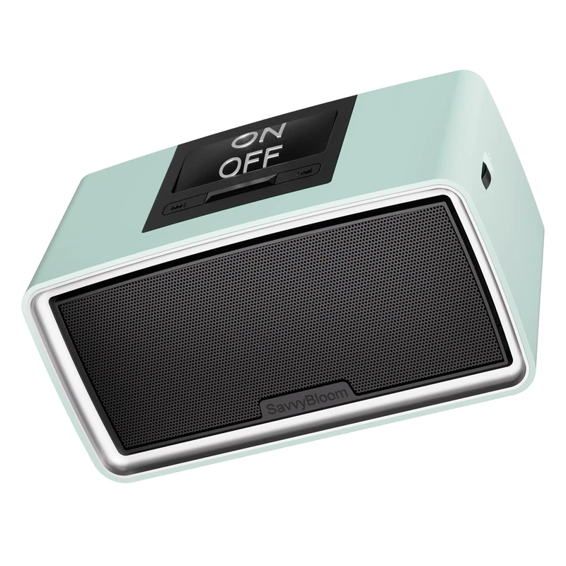 SavvyBloom Simple Music Player for Seniors, Audiobook Player Easy to Use with Large Button for Elderly with Dementia, Blind, Alzheimer's, No Need WiFi/Bluetooth, with 32GB TF Card, Cyan - Image 1